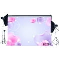 thumbnail image 1 of ABPHOTO Polyester 7x5ft Photography Backdrops Bokeh Halos Valentine's Day Hearts I Love You Theme Seamless Newborn Baby Toddlers Lover Wedding Party Event Portraits Background Photo Studio Props, 1 of 3