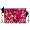 thumbnail image 1 of ABPHOTO Polyester 7x5ft Photography Backdrops Valentine's Day Fancy Blooming Rose Flowers Seamless Newborn Baby Kids Adutls Lover Portraits Background Photo Studio Props, 1 of 3