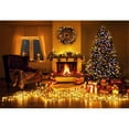 thumbnail image 1 of ABPHOTO Polyester 7x5ft Sparkling Christmas Tree Photography Backdrop Curtain Window Glitters Clock Indoor Fireplace Background for Photostudio, 1 of 2