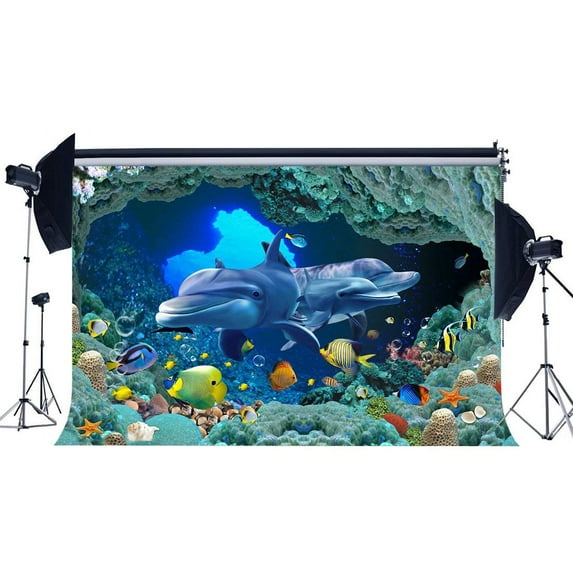 ABPHOTO Polyester 7x5ft Tunnel Backdrop Old Trucks Backdrops Coal Mine Railroad Tracks Industrial Production Grunge Photography Background for Worker Photo Studio Props