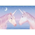 thumbnail image 1 of ABPHOTO Polyester 7x5ft Unicorn Backdrop Phtotgraphy Two Cute Pink Unicorns with Moon Stars Backdrops for Birthday Party Baby Shower Children Baby Kids Girls Photo Background Studio Props, 1 of 4