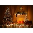 thumbnail image 1 of ABPHOTO Polyester 7x5ft Xmas Photography Backdrop Christmas Eve Living Room Glitter Light Tree Background Backdrops, 1 of 2
