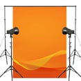thumbnail image 1 of ABPHOTO Polyester Abstract 3D Stereoscopic Photography Background Orange Backdrop Art Photo Studio Backdrop Props Wall 5x7ft, 1 of 5