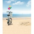 thumbnail image 1 of ABPHOTO Polyester Beach Sea Bicycle Heart Balloon Photography Backdrops Photo Props Studio Background 5x7ft, 1 of 2