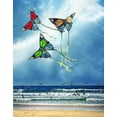 thumbnail image 1 of ABPHOTO Polyester Beach Sea Butterfly Kite Photography Backdrops Photo Props Studio Background 5x7ft, 1 of 2