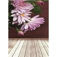 thumbnail image 1 of ABPHOTO Polyester Beautiful Flower Photo Background for Baby photo studio Retro Photography Backdrops Wood Floor 5x7ft, 1 of 4