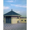 thumbnail image 1 of ABPHOTO Polyester Blue Sky White Clouds House Outdoor Scenery Printed Photography Backdrops 5x7ft, 1 of 2