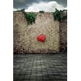 thumbnail image 1 of ABPHOTO Polyester Brick Wall Floor Earth Love Wedding Photography Backdrops Mural 5x7ft, 1 of 2