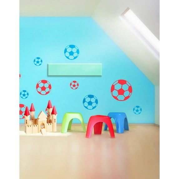 ABPHOTO Polyester Castle Football Wall Photography Backdrops Photo Props Studio Background 5x7ft