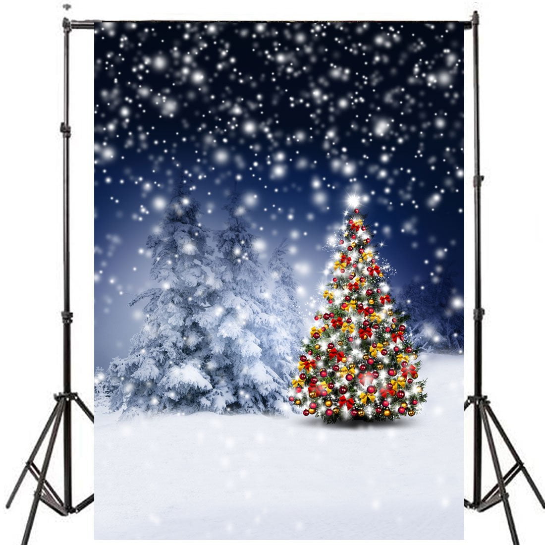 ABPHOTO Polyester Christmas Photo Backdrops,Merry Christmas Theme ...