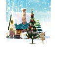 thumbnail image 1 of ABPHOTO Polyester Christmas Tree Gift Cartoon House Photography Backdrops Photo Props Studio Background 5x7ft, 1 of 2