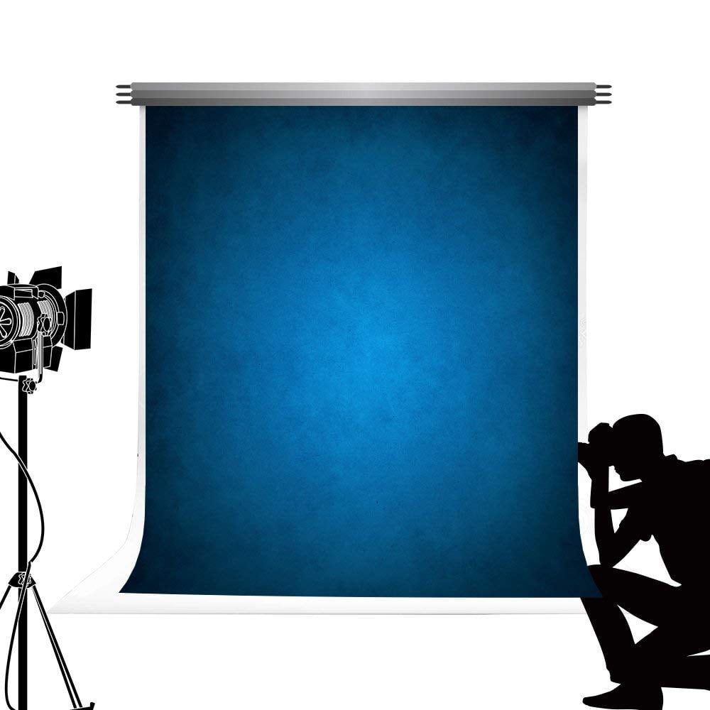 ABPHOTO Polyester Dark Blue Abstract Photography Background Solid Retro