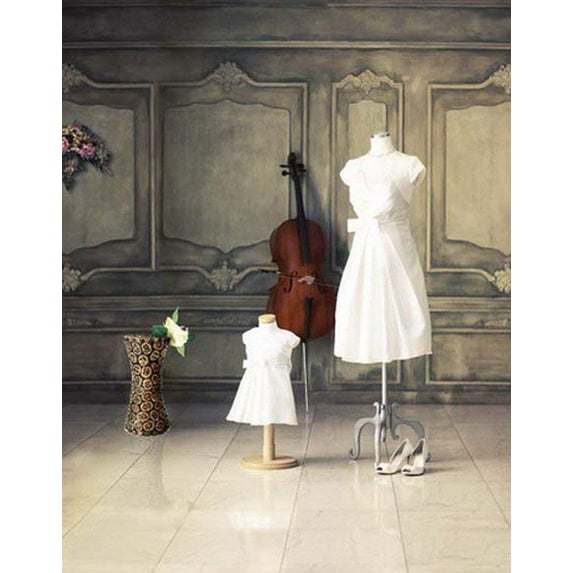 ABPHOTO Polyester Elegant Wedding Showers Wall Decorations 5x7ft Photography Backdrops