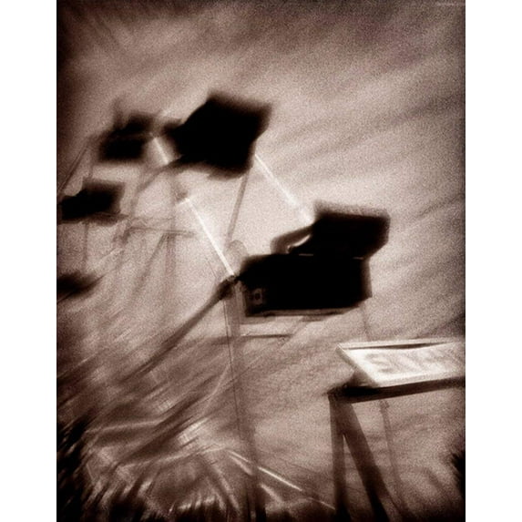 ABPHOTO Polyester Ferris Wheel Photography Backdrops Photo Props Studio Background 5x7ft