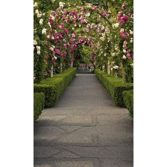 ABPHOTO Polyester Flowers Photography Backdrops Photo Props Studio Background 5x7ft
