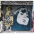 thumbnail image 1 of ABPHOTO Polyester Graffiti NO PARK Photography Backdrops Photo Props Studio Background 5x7ft, 1 of 2