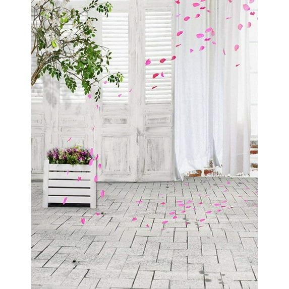 ABPHOTO Polyester Indoor Room Window Wall Floor Wedding Interior Scene Video Photo Studio 5x7ft Photography Backgrounds