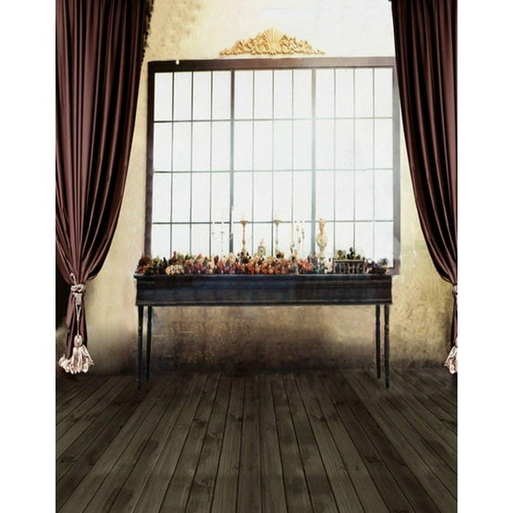 ABPHOTO Polyester Indoor Room Window Wall Floor Wedding Interior Scene Video Photo Studio 5x7ft Photography Backgrounds