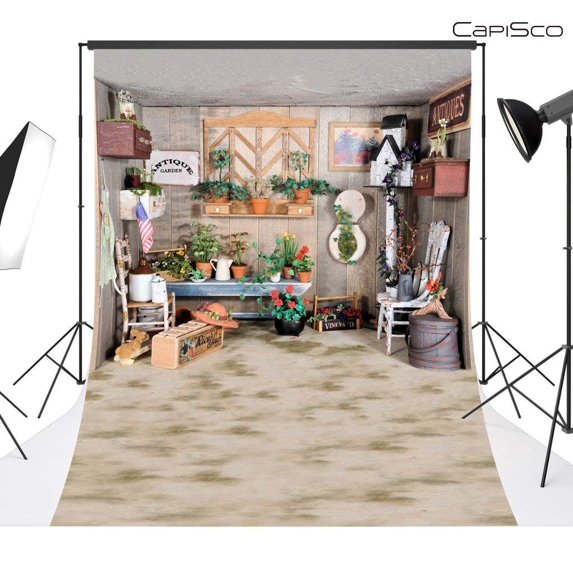 ABPHOTO Polyester Indoor flower pots 5x7ft Indoor Studio Photography Background Backdrop