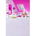thumbnail image 1 of ABPHOTO Polyester Interior Newborn Baby Photo Backgrounds Bedroom Scene White Purple Mural 5x7ft Studio Photography Backdrops Props, 1 of 2