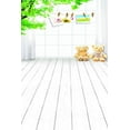 thumbnail image 1 of ABPHOTO Polyester Interior Room Decoration White Wood Floor Drops Kids Baby Mural Wall Studio Photography Backdrops 5x7ft, 1 of 2
