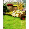 thumbnail image 1 of ABPHOTO Polyester Lawn Flowers Pumpkin Photography Backdrops Photo Props Studio Background 5x7ft, 1 of 2