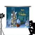thumbnail image 1 of ABPHOTO Polyester Merry Chrsitmas Photo Booth Cartoon X-mas Backdrops Props for Fotografia Professional Photography Snowflake Background 7x5ft, 1 of 4
