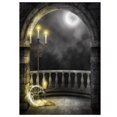thumbnail image 1 of ABPHOTO Polyester Moon Night Theme Balcony Candle Lamp Backdrops 5x7ft Seamless Photography Backgrounds Photo Props, 1 of 3