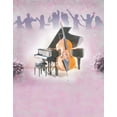 thumbnail image 1 of ABPHOTO Polyester Mottle Pink Picture Backgrounds Music Concert Scene Studio Props 5x7ft Photography Backdrops, 1 of 2