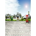 thumbnail image 1 of ABPHOTO Polyester Outdoor Brick Square Road Path Wedding Scene Studio Props 5x7ft Photography Backdrops, 1 of 2