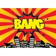 thumbnail image 1 of ABPHOTO Polyester Photo Background Studio Props Super Hero City Photography Backdrops Screen 7x5ft, 1 of 2