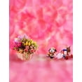 thumbnail image 1 of ABPHOTO Polyester Pink Balloon Cartoon Dog Flowers Photography Backdrops Photo Props Studio Background 5x7ft, 1 of 2