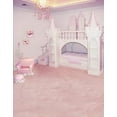 thumbnail image 1 of ABPHOTO Polyester Pink Children Bedroom Castle Photography Backdrops Photo Props Studio Background 5x7ft, 1 of 2