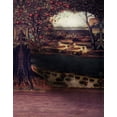 thumbnail image 1 of ABPHOTO Polyester Red Apple Tree Painting Photography Backdrops Photo Props Studio Background 5x7ft, 1 of 2