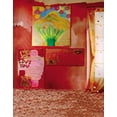 thumbnail image 1 of ABPHOTO Polyester Red Room Painting Photography Backdrops Photo Props Studio Background 5x7ft, 1 of 2