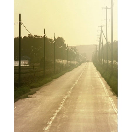 ABPHOTO Polyester Remote Long Street Road High Way Route Scenic 5x7ft Photography Backgrounds