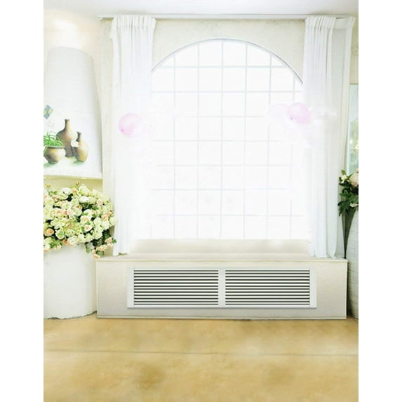 ABPHOTO Polyester Room White Window Flowers Photography Backdrops Photo Props Studio Background 5x7ft