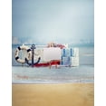 thumbnail image 1 of ABPHOTO Polyester Sea Beach Lifebuoy Photography Backdrops Photo Props Studio Background 5x7ft, 1 of 2