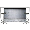 thumbnail image 1 of ABPHOTO Polyester Stone Photography Background Studio Props Wall Gray Backdrop 5x7ft, 1 of 5