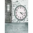 thumbnail image 1 of ABPHOTO Polyester Vintage Brick Floor Clock Photography Backdrops Photo Props Studio Background 5x7ft, 1 of 2