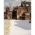 thumbnail image 1 of ABPHOTO Polyester Vintage Building Snow Winter Photography Backdrops Photo Props Studio Background 5x7ft, 1 of 2