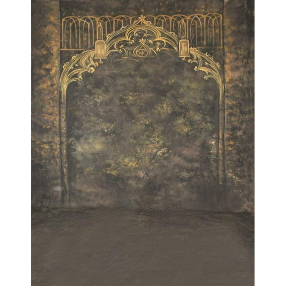 ABPHOTO Polyester Vintage Wall Door Photography Backdrops Photo Props Studio Background 5x7ft