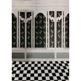 thumbnail image 1 of ABPHOTO Polyester Vintage Wall White Black Floor Photography Backdrops Photo Props Studio Background 5x7ft, 1 of 2