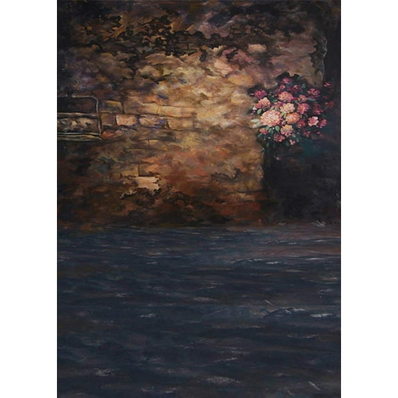 ABPHOTO Polyester Vintage World Flowers Photography Backdrops Photo Props Studio Background 5x7ft