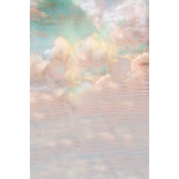 ABPHOTO Polyester Watercolor Aquarelle Pink Colorful Cloth Mural Wallpaper Backgrounds 5x7ft Studio Photography Backdrops Props