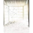 thumbnail image 1 of ABPHOTO Polyester White Bedroom Flowers Photography Backdrops Photo Props Studio Background 5x7ft, 1 of 2