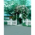 thumbnail image 1 of ABPHOTO Polyester White Flowers Green Tree Photography Backdrops Photo Props Studio Background 5x7ft, 1 of 2