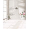 thumbnail image 1 of ABPHOTO Polyester White Room Flower Poem Photography Backdrops Photo Props Studio Background 5x7ft, 1 of 2