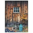 thumbnail image 1 of ABPHOTO Polyester Windows Photography Backdrops Studio Photo Background Autumn for Kid 5x7ft, 1 of 2