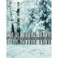 thumbnail image 1 of ABPHOTO Polyester Winter Snow Tree Photography Backdrops Photo Props Studio Background 5x7ft, 1 of 2